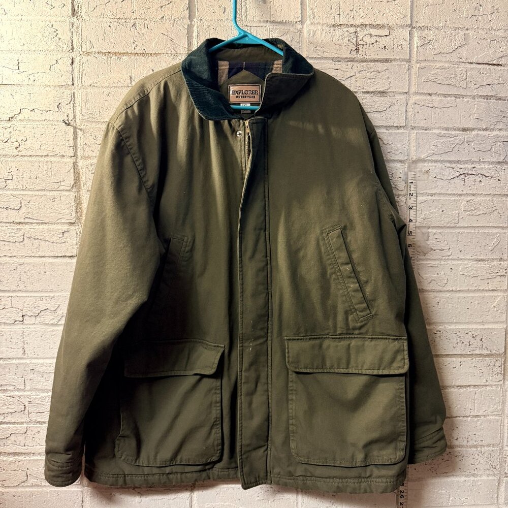 Vintage Explorer Outerwear Olive Barn Field Jacket XL